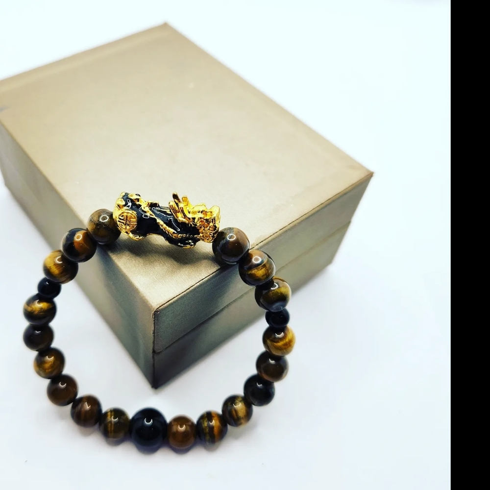 Tiger Eyw Pixiu bracelet 8 mm